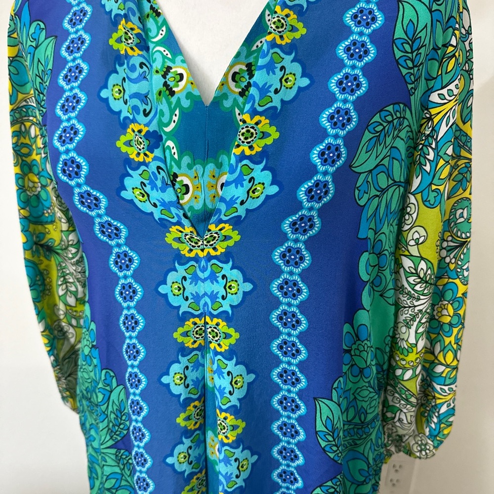 NWT Johnny Was Kahinu Dress S 💙 - Picture 7 of 14